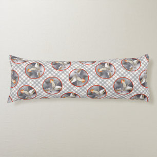 Red-Bellied Woodpecker Painting Original Bird Art Body Cushion