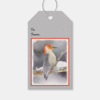 Red-Bellied Woodpecker Painting Original Bird Art