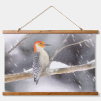Red-Bellied Woodpecker Painting Original Bird Art