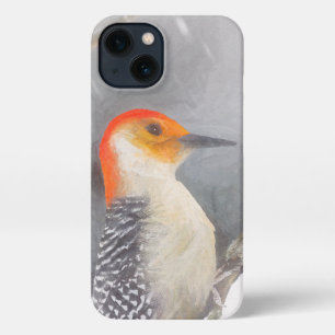 Red-Bellied Woodpecker Painting Original Bird Art iPhone 13 Case
