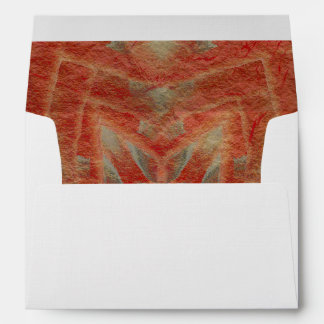 Red-bellied Woodpecker Star Envelope Gold Textured