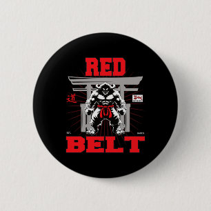 Red Belt Championship In Sight! 6 Cm Round Badge
