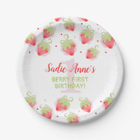 Red Berries Berry Sweet Strawberry Birthday