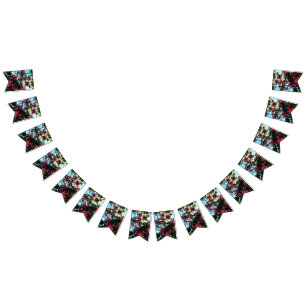 Red berries bunting 