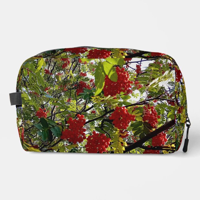 Red berries  dopp kit (Front)