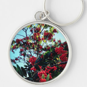 Red berries key ring