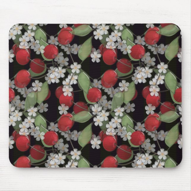 Red berries mouse pad (Front)