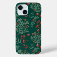 Red Berry Christmas Phone Case