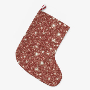 Red Berry Glitter Christmas Large Christmas Stocking