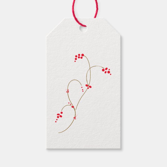 Red Berry Tag Set (Front)