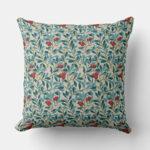 Red Berry Tree, William Morris Cushion