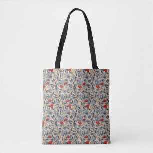 Red Berry Tree, William Morris Tote Bag