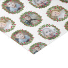 Red Berry Wreath Photo Collage Christmas