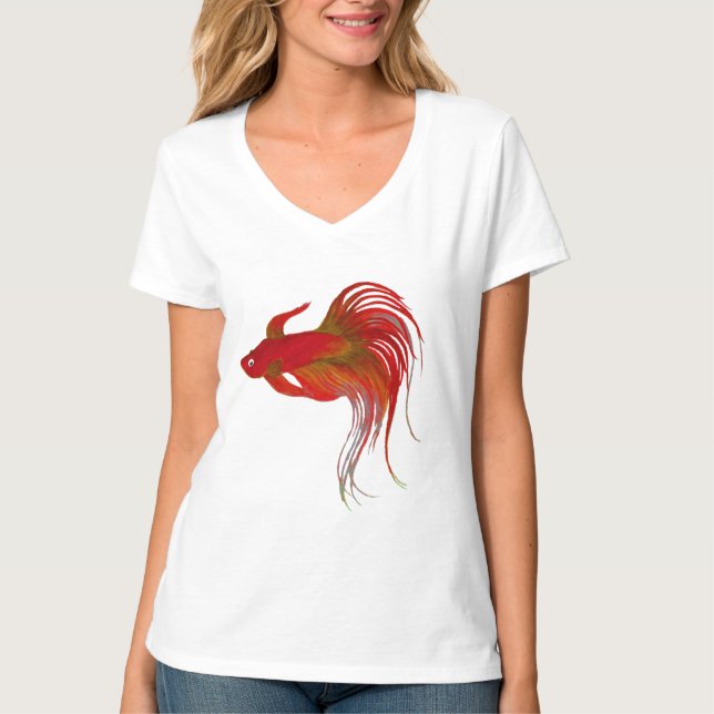 Red Betta T-Shirt (Front)