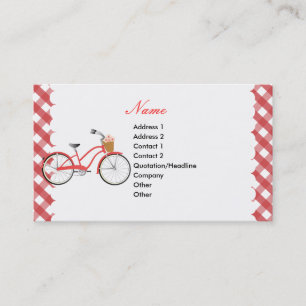 Red Bicycle Business Card