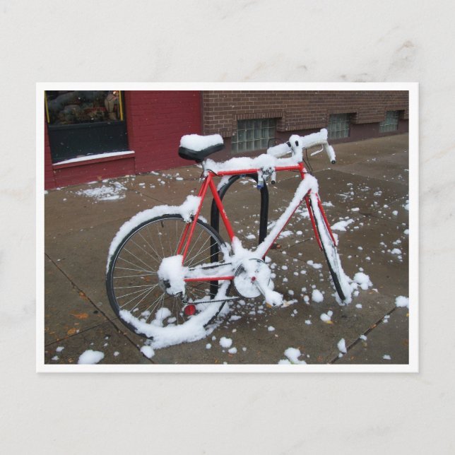 Red Bike Postcard (Front)