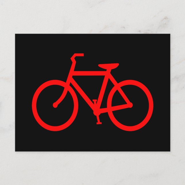 Red Bike Postcard (Front)