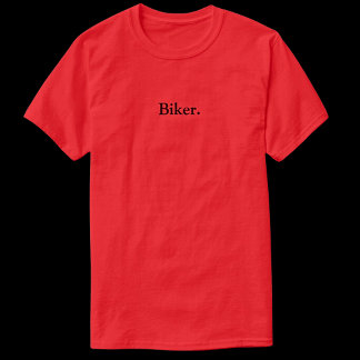 Red biker t-shirt - Motorcycle 