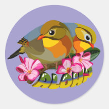 RED-BILLED LEIOTHRIX BIRDS—ALOHA