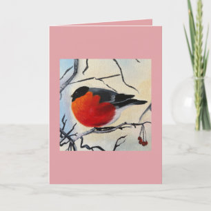 Red bird  card
