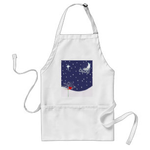 Red Bird Christmas Apron