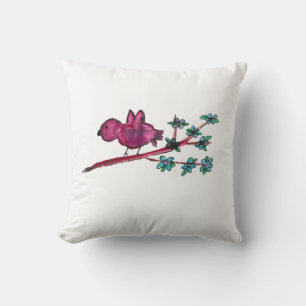 Red Bird Cushion