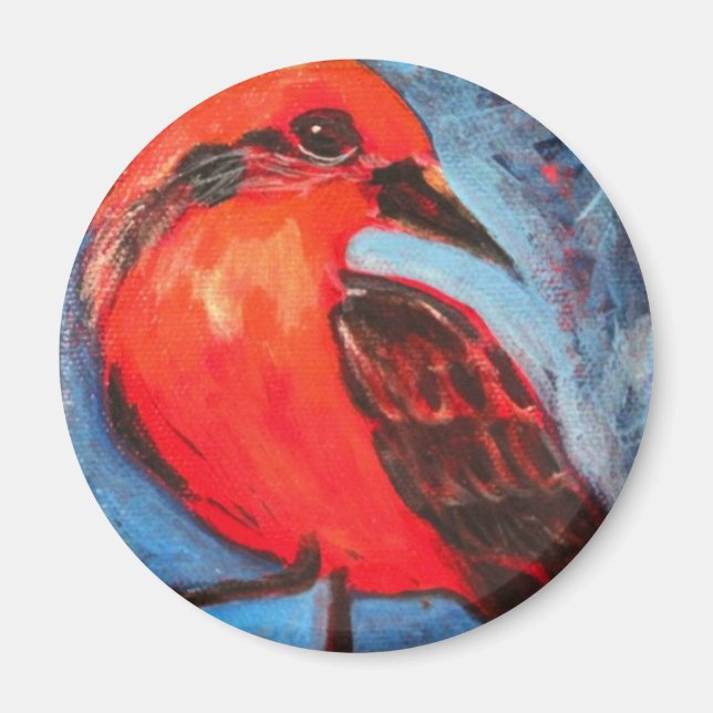 Red Bird Magnet (Front)