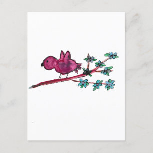Red Bird Postcard