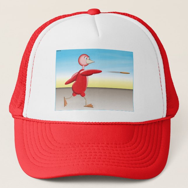 Red Bird Trucker Hat (Front)