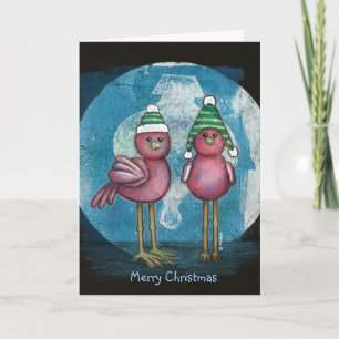 Red Birds Christmas Card