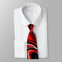 Red & Black Abstract