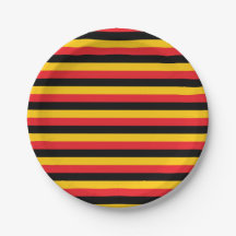 Red, Black and Gold Stripes