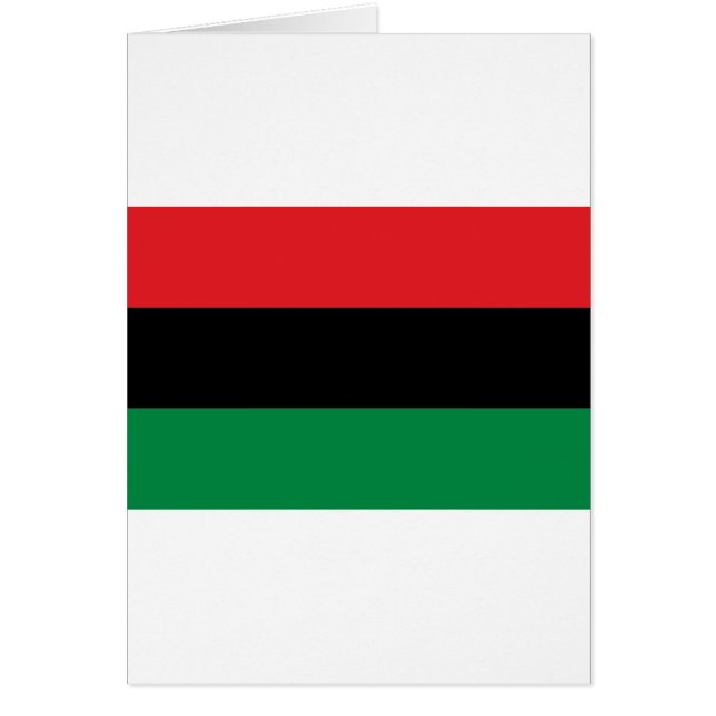 Red Black and Green Flag (Front)