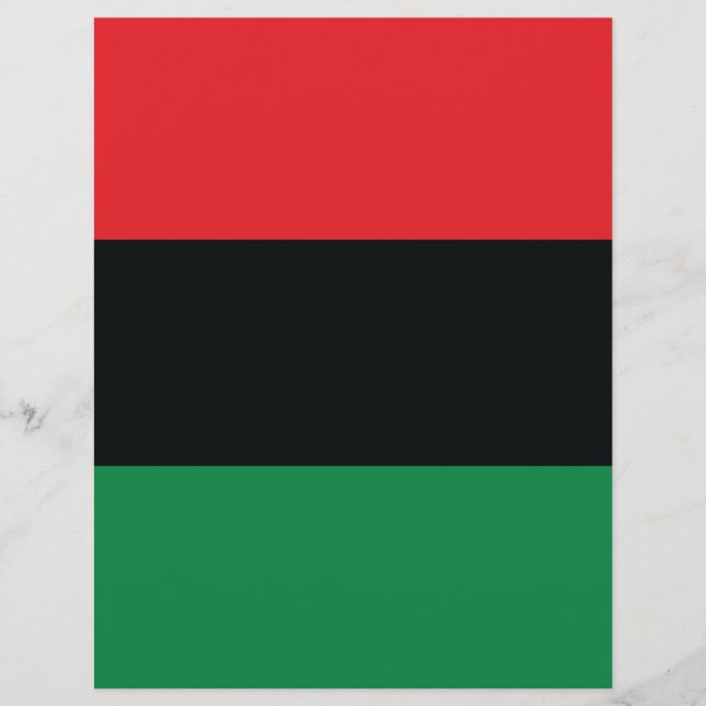 Red, Black and Green Flag (Front)