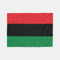 Red, Black and Green Flag
