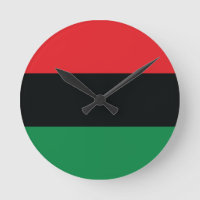 Red, Black and Green Flag