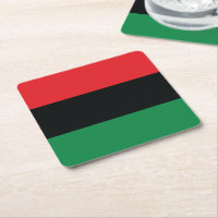 Red, Black and Green Flag