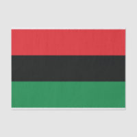 Red, Black and Green Flag