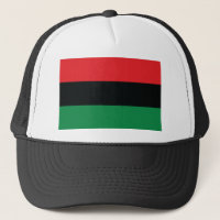 Red, Black and Green Flag
