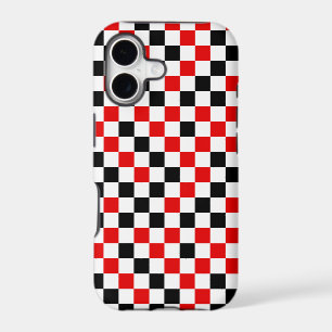 Red Black and White Chequered