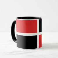 Red, Black and White Pattern