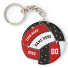 Red Black and White Volleyball Gifts, Volleyball