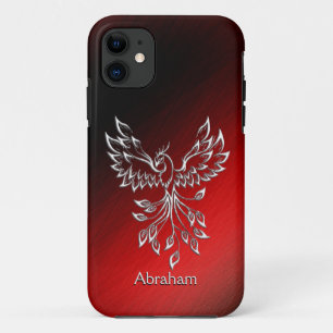 Red Black Ashes and Phoenix Personal Case-Mate iPhone Case