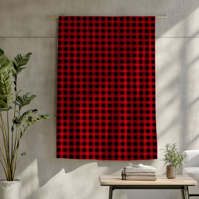 Red Black Blanket Classic Buffalo Plaid Comfort (Red Black Blanket Classic Buffalo Plaid Comfort)