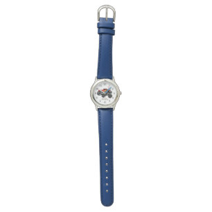 Red Black Boys' Name Personalized Monster Truck Watch