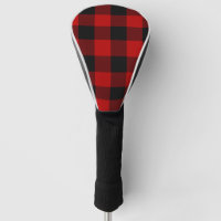 Red & Black Buffalo Plaid Chequered Pattern