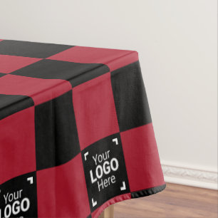 Red & Black Check Business & Office Event / Party Tablecloth