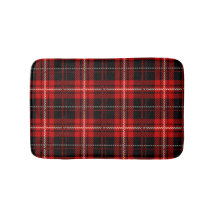 Red Black Cream Plaid