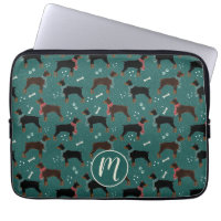 Red & Black Dobermans in Scarves Winter Pattern