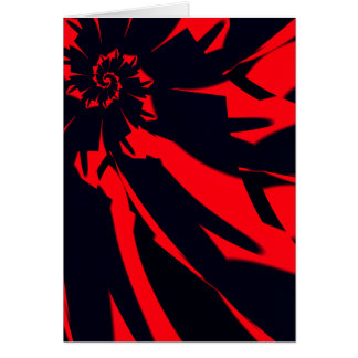 Red/Black Flower